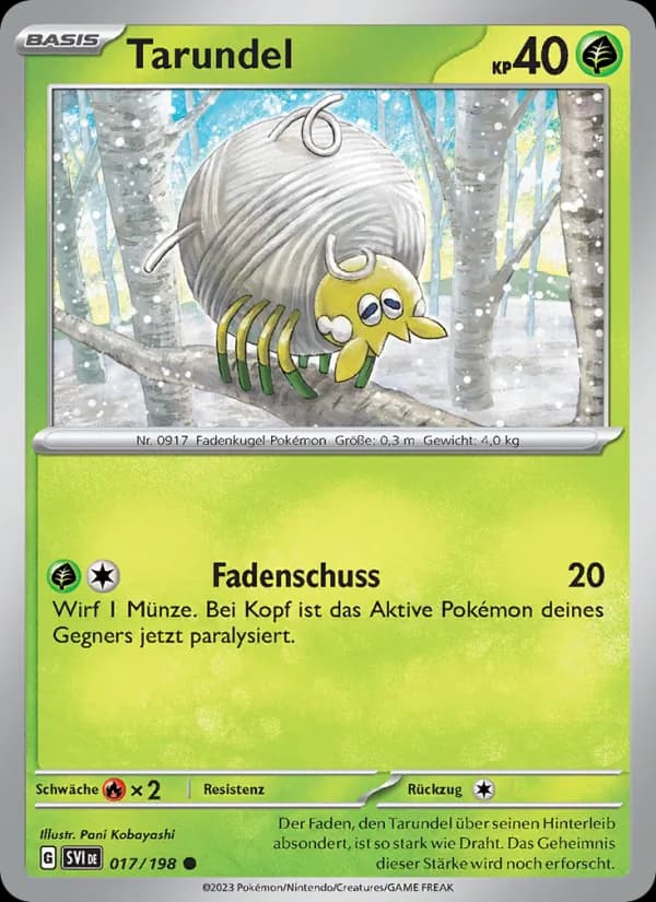 Tarundel card in German