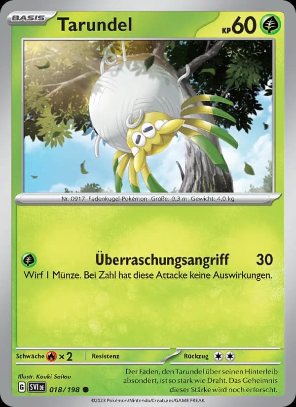Tarundel card in German