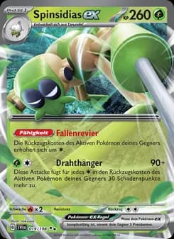 Spinsidias-ex card in German