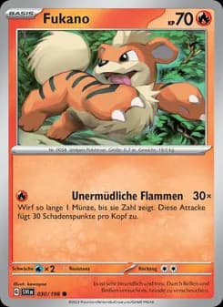 Fukano card in German