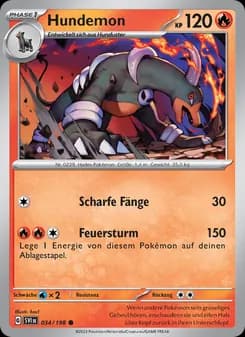 Hundemon card in German