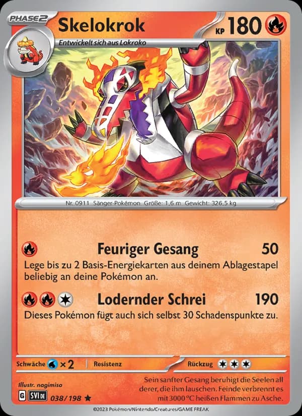 Skelokrok card in German