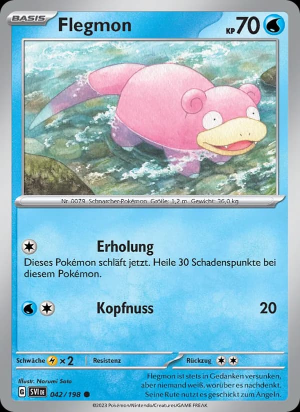 Flegmon card in German