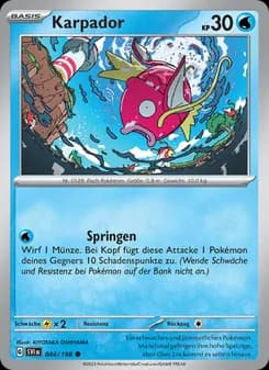 Karpador card in German
