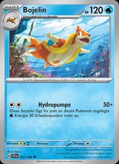 Bojelin card in German