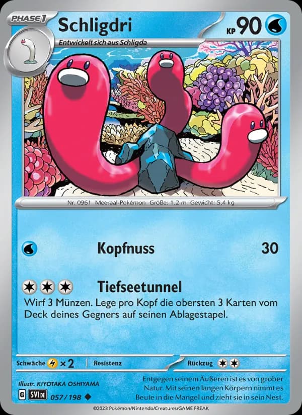 Schligdri card in German