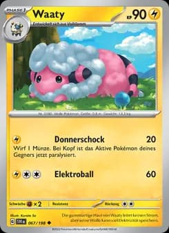 Waaty card in German
