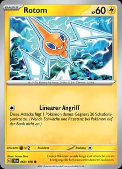 Rotom card in German