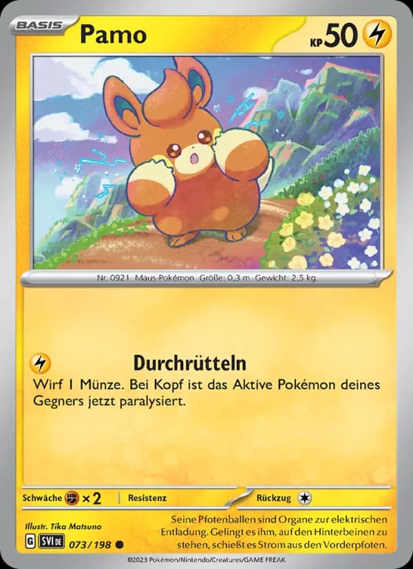 Pamo card in German