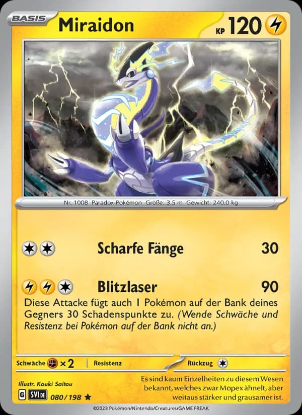 Miraidon card in German