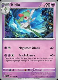 Kirlia card in German