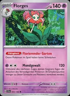 Florges card in German