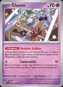 Clavion card in German