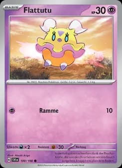 Flattutu card in German