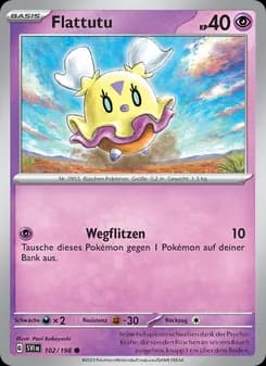 Flattutu card in German