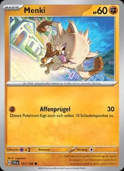 Menki card in German