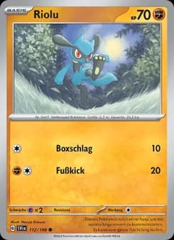 Riolu card in German