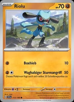 Riolu card in German