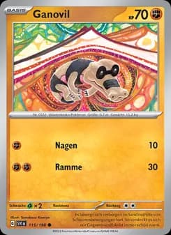 Ganovil card in German