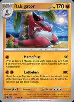 Rabigator card in German