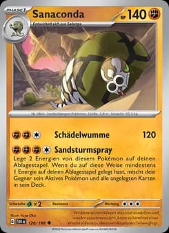 Sanaconda card in German