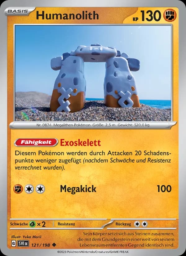 Humanolith card in German
