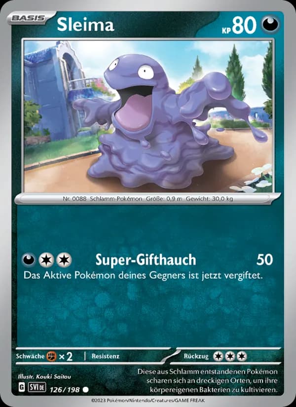 Sleima card in German