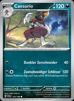Caesurio card in German