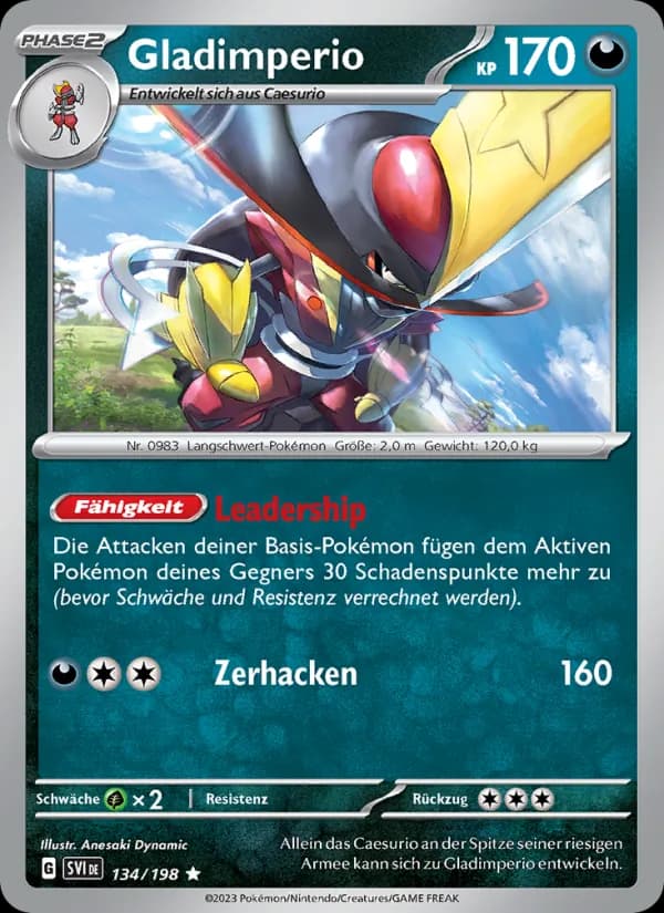 Gladimperio card in German