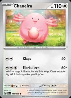 Chaneira card in German