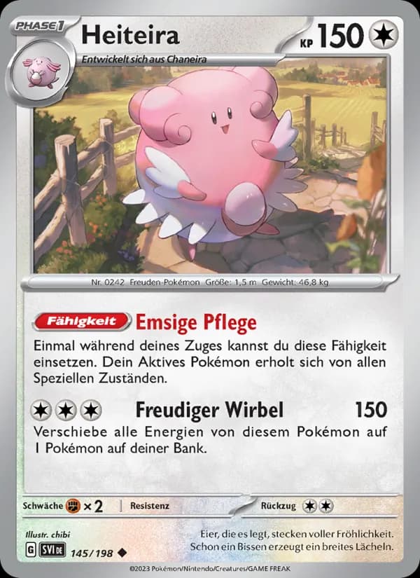 Heiteira card in German
