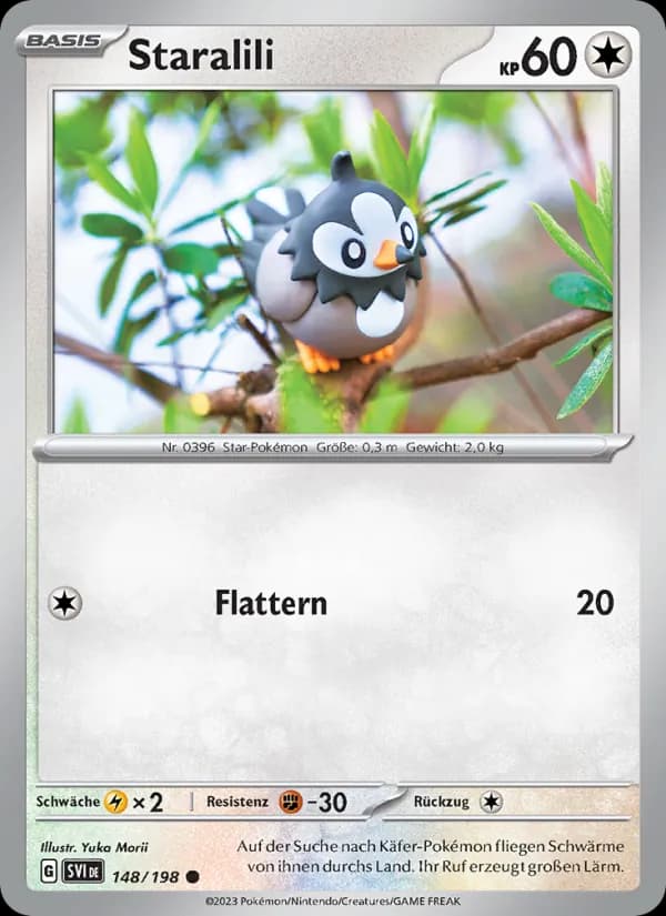 Staralili card in German