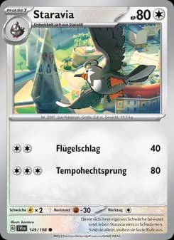 Staravia card in German