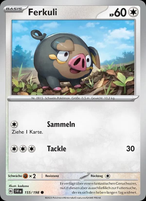 Ferkuli card in German