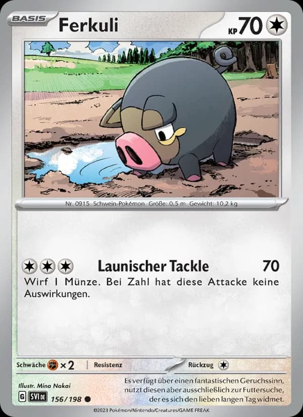 Ferkuli card in German