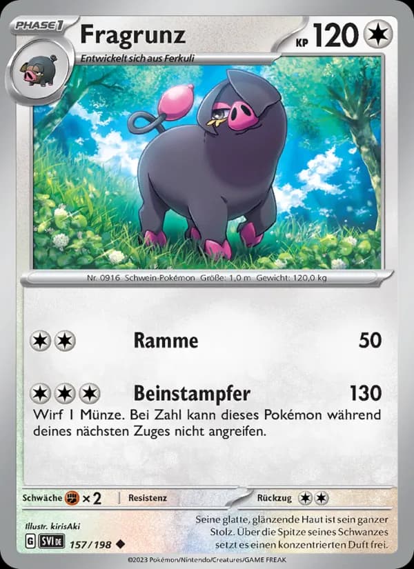 Fragrunz card in German
