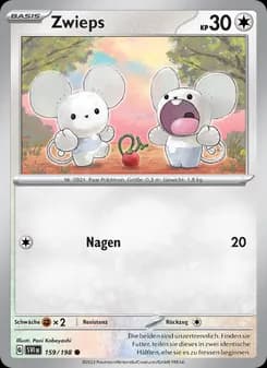 Zwieps card in German