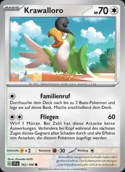 Krawalloro card in German