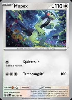 Mopex card in German