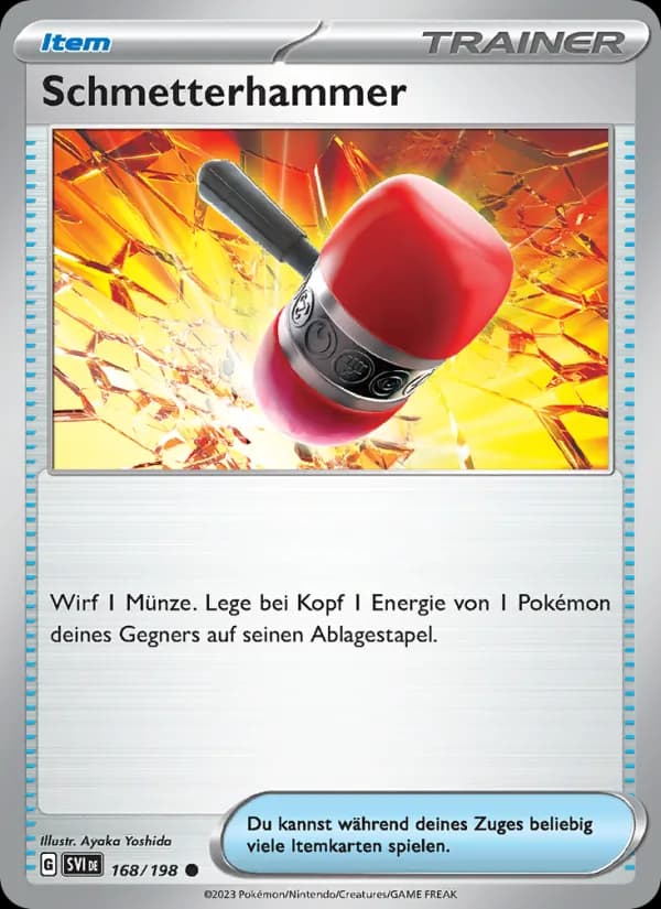 Schmetterhammer card in German