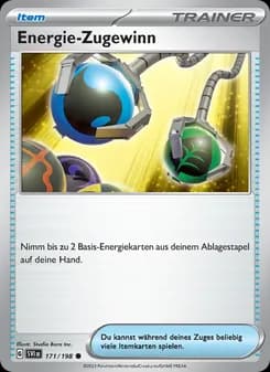 Energie-Zugewinn card in German