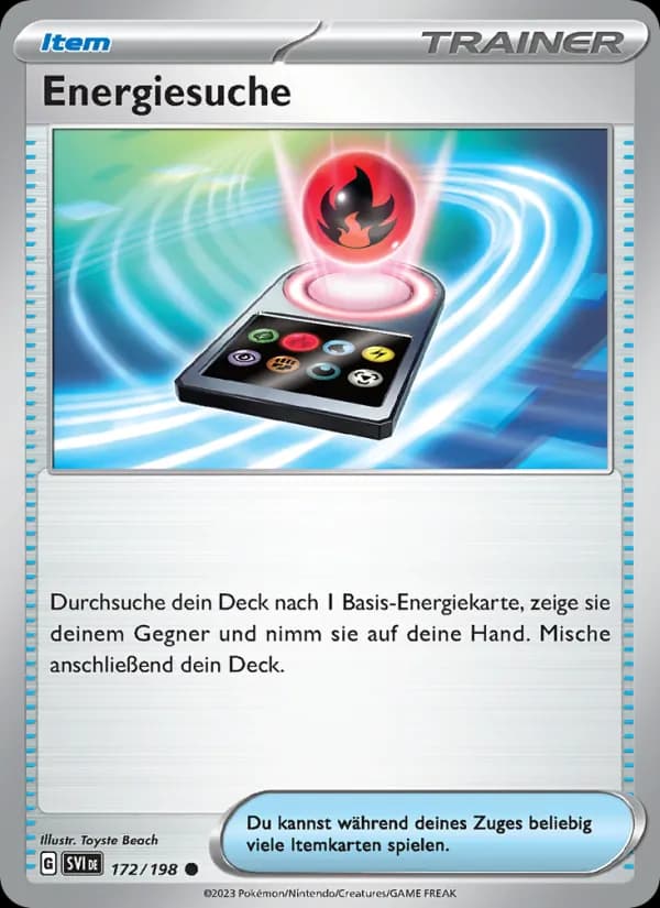 Energiesuche card in German