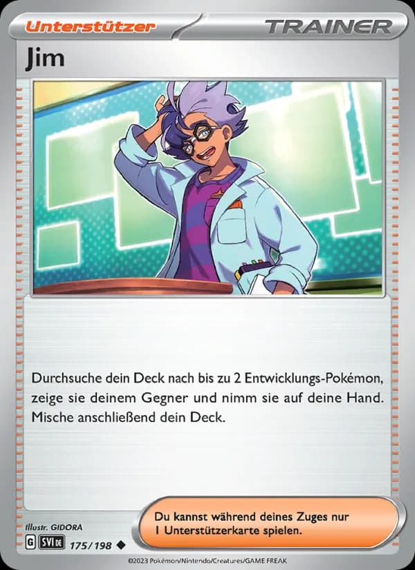Jim card in German