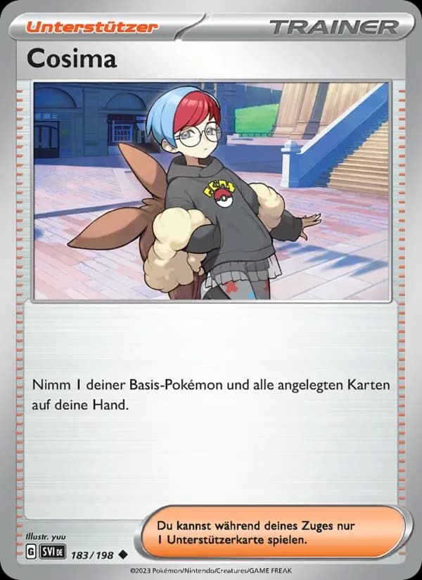 Cosima card in German