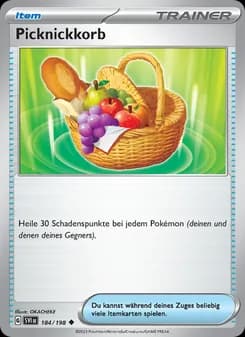 Picknickkorb card in German