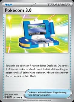 Pokécom 3.0 card in German