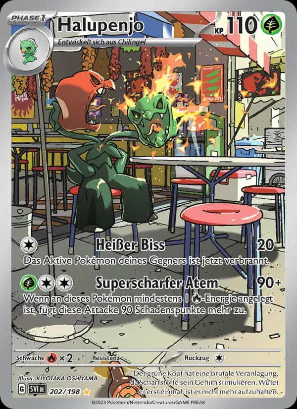Halupenjo card in German