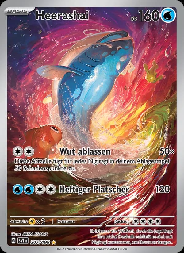 Heerashai card in German