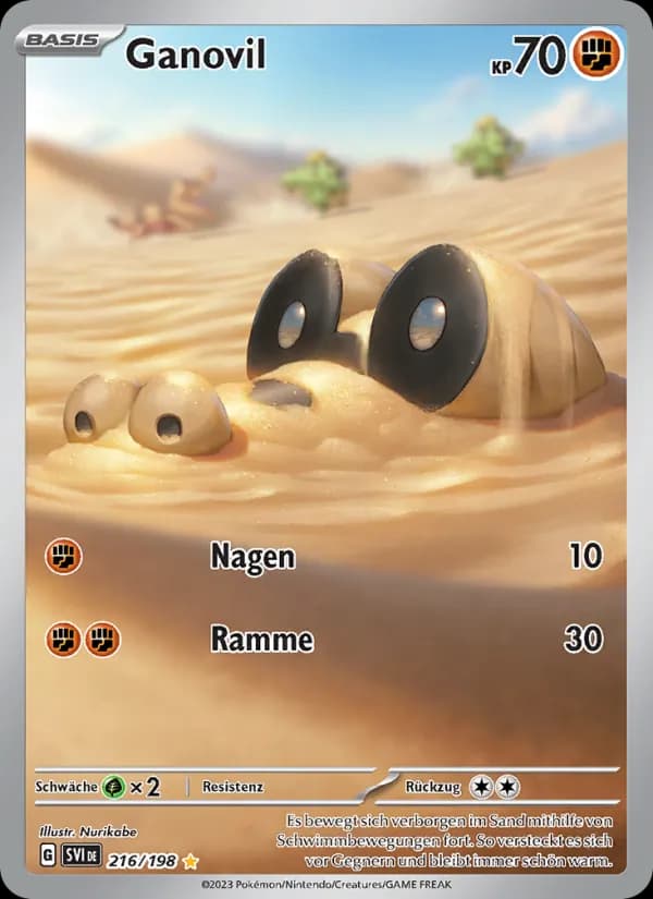 Ganovil card in German