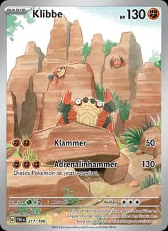 Klibbe card in German